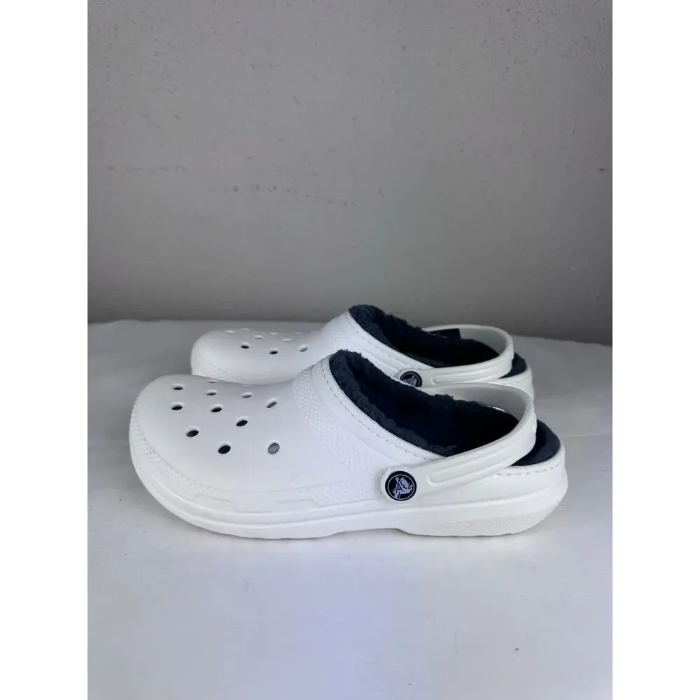 Crocs Insulated White with Grey Junior size 6
